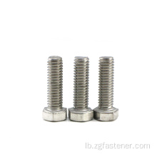 Hex Bolts Kuelestoff Stolfradio 8,8 HDG DIN933 Bolzen